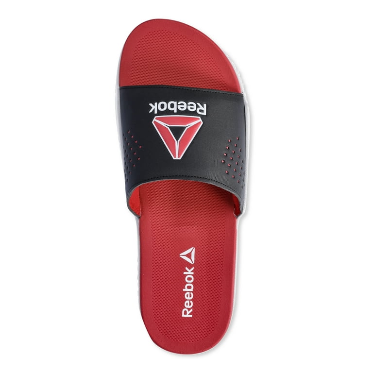 ★REEBOK★TWO WAY ACTIVE SLIDE Reebok Men's Adjustable Strap Comfort Slide Sandals, Sizes 7