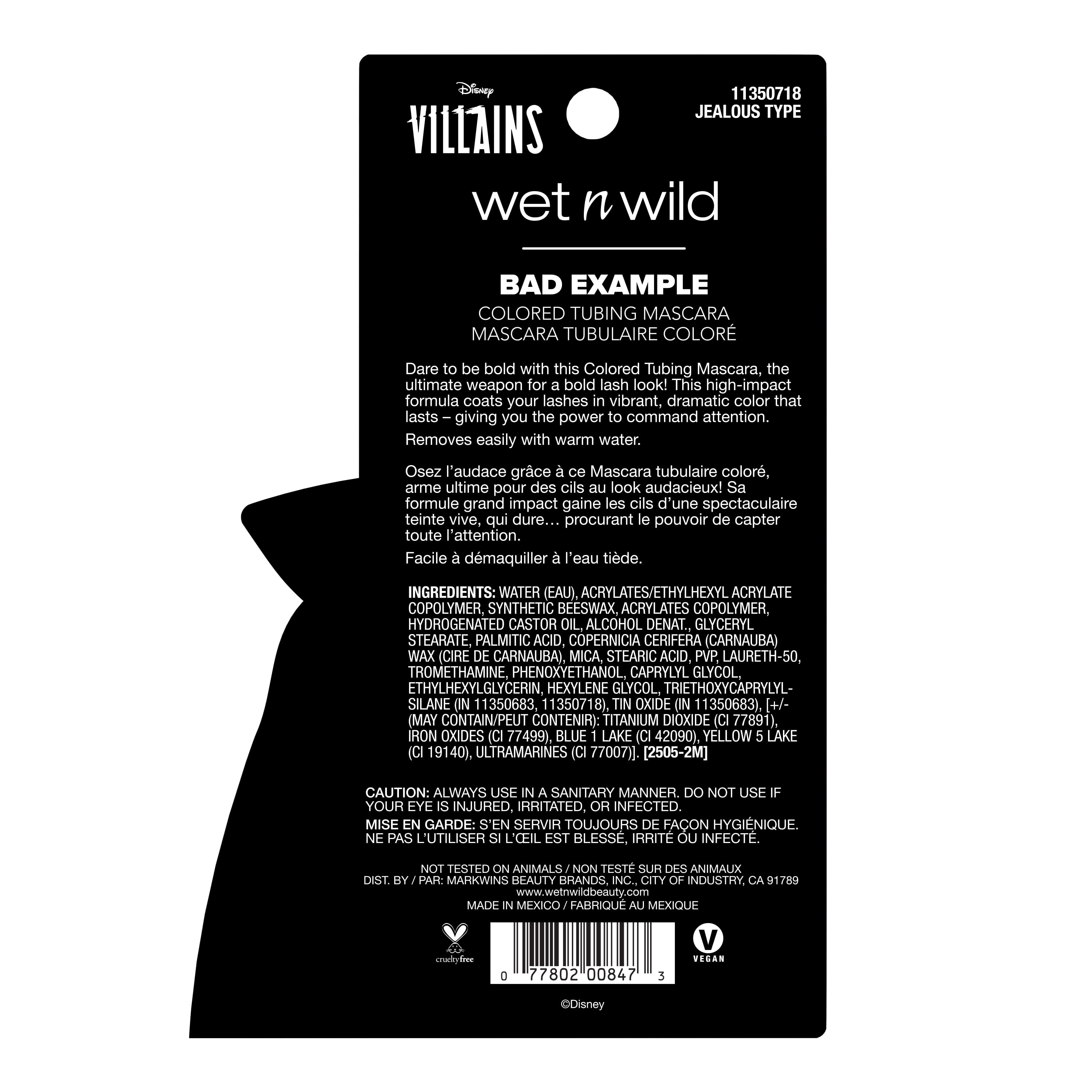 Wet N Wild Disney Villains Bad Example Colored Mascara in Jealous Type - 0.21 Fluid Ounces