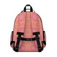 thumbnail image 3 of Paisley and Floral Red Pattern Cute School Backpack Bag for School with Padded Back and Adjustable Shoulder Straps 15.25"x11.5"x5.25", 3 of 5