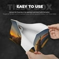 thumbnail image 5 of Lsque Yak Printed Long Tissue Box Cover Holder, Facial Paper Organizer Dispenser,Triangle with Bottom Belt, PVC Leather Decorative Organizer, 5 of 9