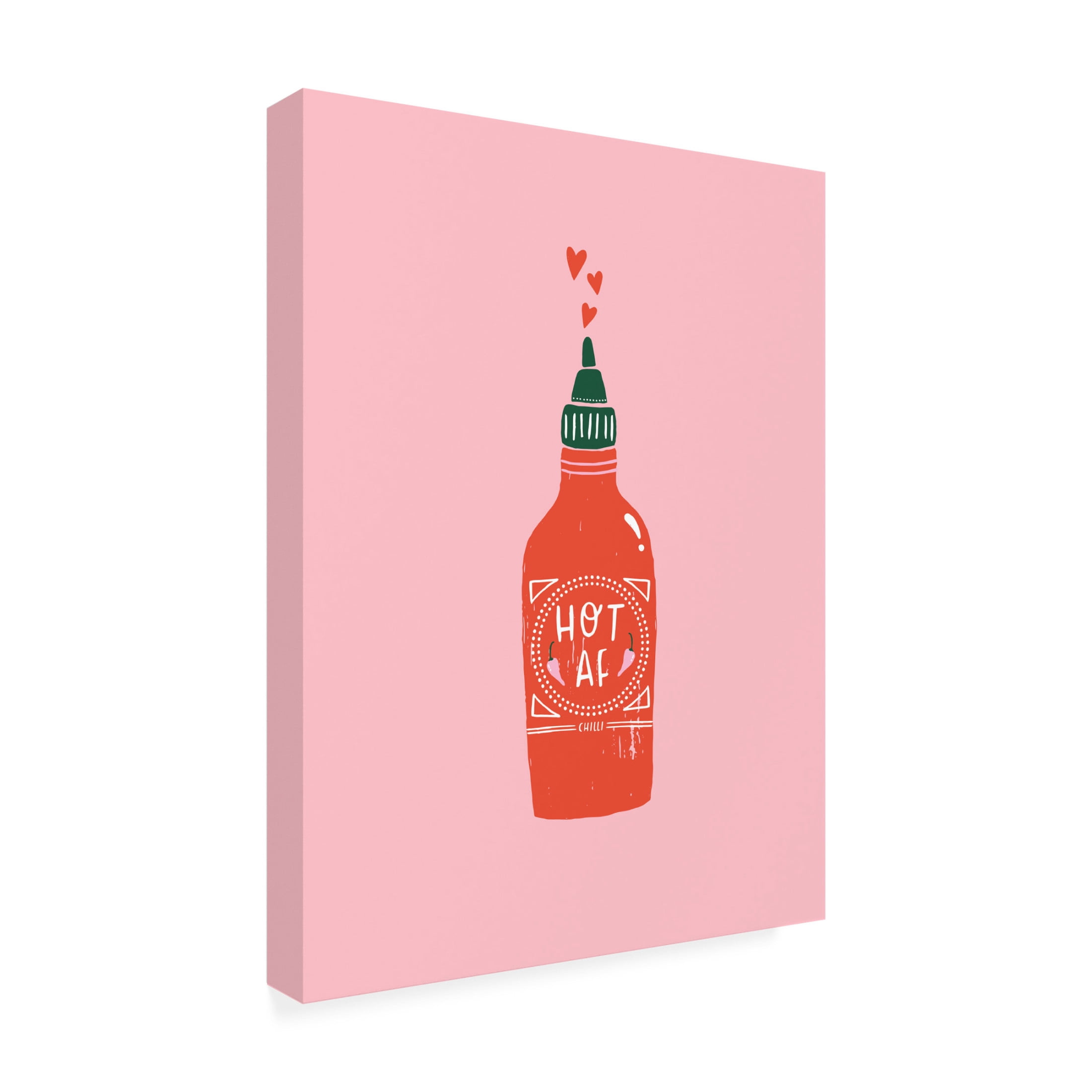 Trademark Fine Art Aislinn Simmonds Hot Af Canvas Wall Art