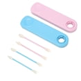 thumbnail image 1 of Cosmetic Cotton Buds, 2 Sets Washable Reusable Silicone Convenient Cotton Buds  for Travel for Bathroom, 1 of 7