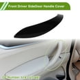 thumbnail image 2 of Front Driver Side Door Panel Handle Pull Trim Cover for BMW 3 Series F30 2012-2018 No.51417275487 Gloss Black ABS 1 Pc, 2 of 6