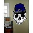 thumbnail image 2 of Wallhogs Yankee Skull Cutout Wall Decal, 2 of 2