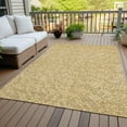 thumbnail image 6 of Addison Rugs Chantille Indoor/Outdoor Transitional Circles Gold Washable Rectangle Rug, 5' x 7'6", 6 of 6
