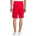 thumbnail image 3 of Athletic Works Men's and Big Men's Active Fleece Shorts, up to Size 5XL, 3 of 5