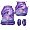 thumbnail image 3 of Pzuqiu Dolphin Gaming Chair Cover Set 4 Pieces Gaming Chair Protective Cover Easy to Install Universal Accessories for Gaming Chair Easy to Clean Chair Protector, 3 of 7