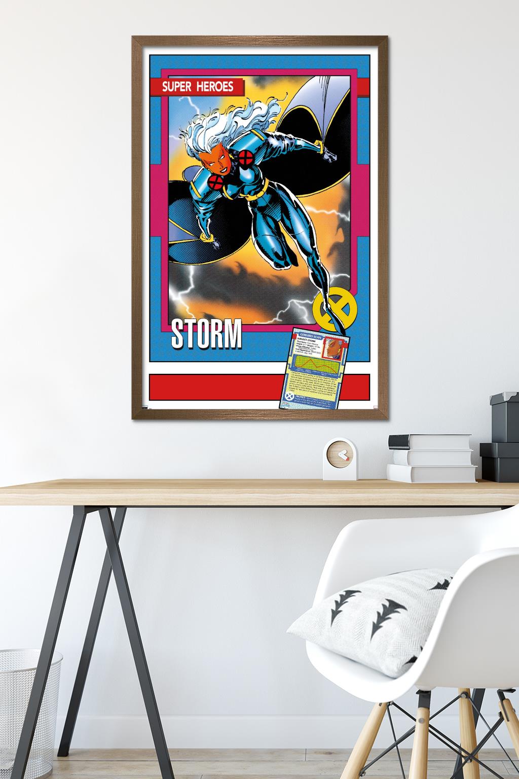 Marvel Trading Cards - Storm Wall Poster, 22.375" x 34" Framed