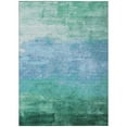 thumbnail image 2 of Addison Rugs Chantille Indoor/Outdoor Transitional Stripes Teal Washable Rectangle Rug, 2'6" x 3'10", 2 of 6