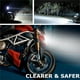thumbnail image 5 of Motocicleta H4 3030 LED Hi-Lo Beam faro principal luz lámpara bombilla 6500K 12-24v Abody  Faro de la motocicleta, 5 of 7