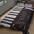 thumbnail image 1 of Piano digital - Piano Quilt Bed Set, 1 of 5