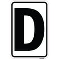 thumbnail image 1 of SignMission A-1218-22958 12 x 18 Po Signe en Aluminium - Signe avec la Lettre D, 1 of 1