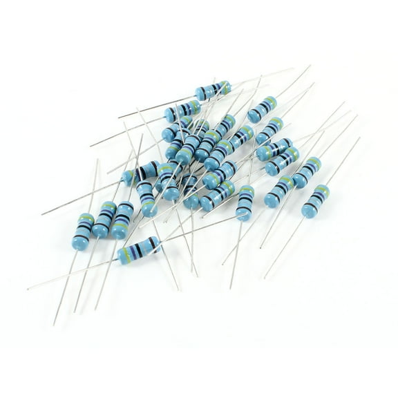 30Pcs Axial 1% Tolerance Metal Film Resistor 4.7 Ohm 1W