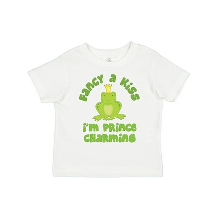 

Inktastic Fancy a Kiss I m Prince Charming Gift Toddler Boy Girl T-Shirt