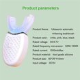 thumbnail image 4 of 360 Degrees Sonic Electric Toothbrush Whitening Usb Charge Automatic Waterproof Tooth Brush Teeth U Type Soft Silicon Brush Head, 4 of 5