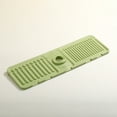 thumbnail image 5 of opvise Sink Faucet Drain Mat Kitchen Splash Guard Drying Mat Multi-functional Sink Organization Tray, 5 of 8
