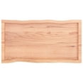 thumbnail image 5 of vidaXL Wall Shelf Light Brown 15.7"x23.6"x0.8" Treated Solid Wood Oak, 5 of 6