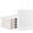 White 5.25x3.25x8.25, variant on 24 Pack Small Gift Bags 5.8"×3.2"×8.25" Kraft Paper Bags with Handles, Party Favor Bags Bulk for Kids Birthday, Baby Shower, Crafts, Wedding, Party (6 Colors)