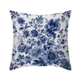 thumbnail image 7 of Ouuluon Pillow Covers Soft Pillow Case, Blue Printed Cushion Case for Living Room Sofa Bedroom Waist Back Support Home Decor, 7 of 7