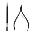 thumbnail image 1 of Pousse-cuticules Professionnel en Acier Inoxydable, Éliminateur de Cuticules avec Coupe-Cuticules, 1 of 7