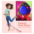 thumbnail image 4 of Kids Foldable Ankle Skip Ball Flash Jump Colorful Sports Swing Ball, Fitness Jump Rope Fat Burning Game for Adults and Children (Green), 4 of 6