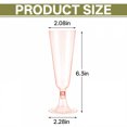 thumbnail image 4 of ACDANC 16Pcs Champagne Flutes Plastic 5 oz Shock-Resistant Martini Glasses Party Decoration Essential Champagne Flutes Style4, 4 of 7
