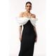 thumbnail image 2 of Vestido Bellabarnetten Lucifa Halter Maxi sin mangas con lazo, 2 of 6