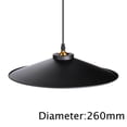 thumbnail image 4 of Vintage Black 10" Pendant Light Metal Shade Hanging Lighting Retro Ceiling Lamp 3pcs, 4 of 9