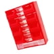 thumbnail image 3 of Cajón organizador de piezas pequeñas Perfecl armario de almacenamiento montado en la pared Rojo, 3 of 8