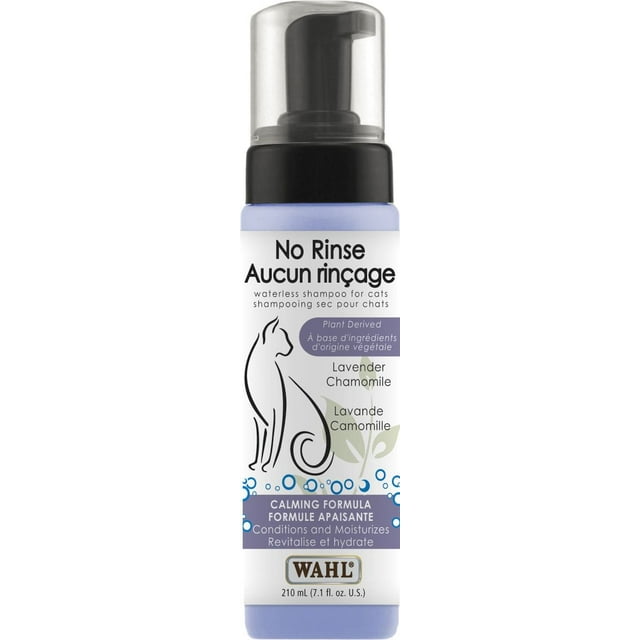 Shampooing sans rinçage pour chats Wahl- 210ml - Modèle 58300