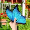 thumbnail image 3 of WIFKLSIIPG Butterfly Acrylic Outdoor Garden Ground Insert Garden Garden Decoration Insert Card(Blue), 3 of 7