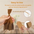 thumbnail image 3 of 500-Pack 1.8" x 1.4" Brown Kraft Price Tags with String - 250 GSM Writeable Tags for Gift Bags, Small Business, Clothing, Jewelry, Garage/Yard Sales & Inventory, 3 of 5
