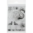 thumbnail image 2 of Pink Ink Designs A5 Clear Stamp Set-Flamingo, 2 of 2