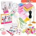 thumbnail image 2 of Sytle-Carry 378 Pcs Fashion Designer Kits for Girls Ages 6+, Arts and Crafts for Kids, Girl Toys for Age 6 7 8 9 10 11 12+ Year Old Gifts, 2 of 6