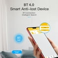 thumbnail image 3 of Wireless Key Finder Tracking Device BT Smart Tracker Anti-Lost Alarm Sensor for Pets/Keys/Bags APP Control BT Selfie Shutter, White, 3 of 8
