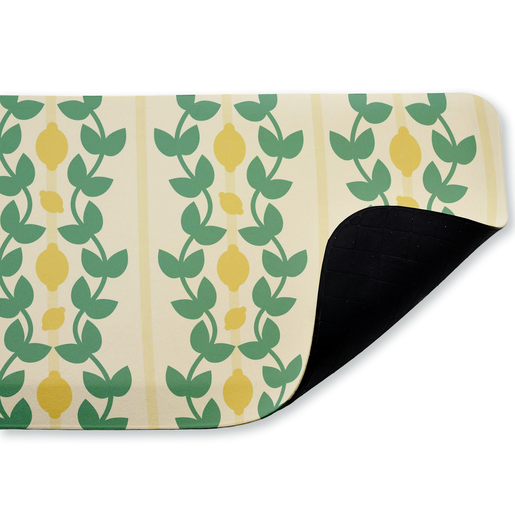 Stupell Industries Yellow Lemon Vines Printed Anti-Fatigue Floor Mat, design by Lil' Rue