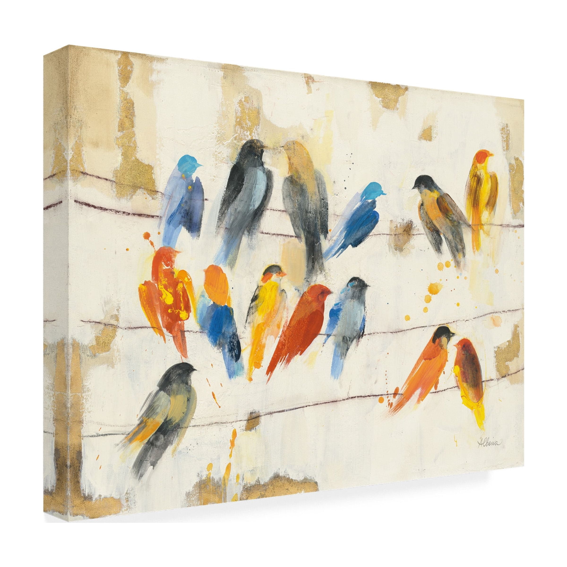 Albena Hristova 'Town Meeting' Canvas Art