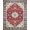 Red, Pattern 16, variant on Design&I 8'x10' Washable Area Rug Boho Throw Vintage Scroll Border Ru Door Felpudo Entryway Scatter for Dining Room, Large Office, Lounge, Snag-Free