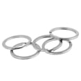 thumbnail image 4 of 100pcs Anillos De Metal Anillos Plata Latón 28mm, 4 of 9