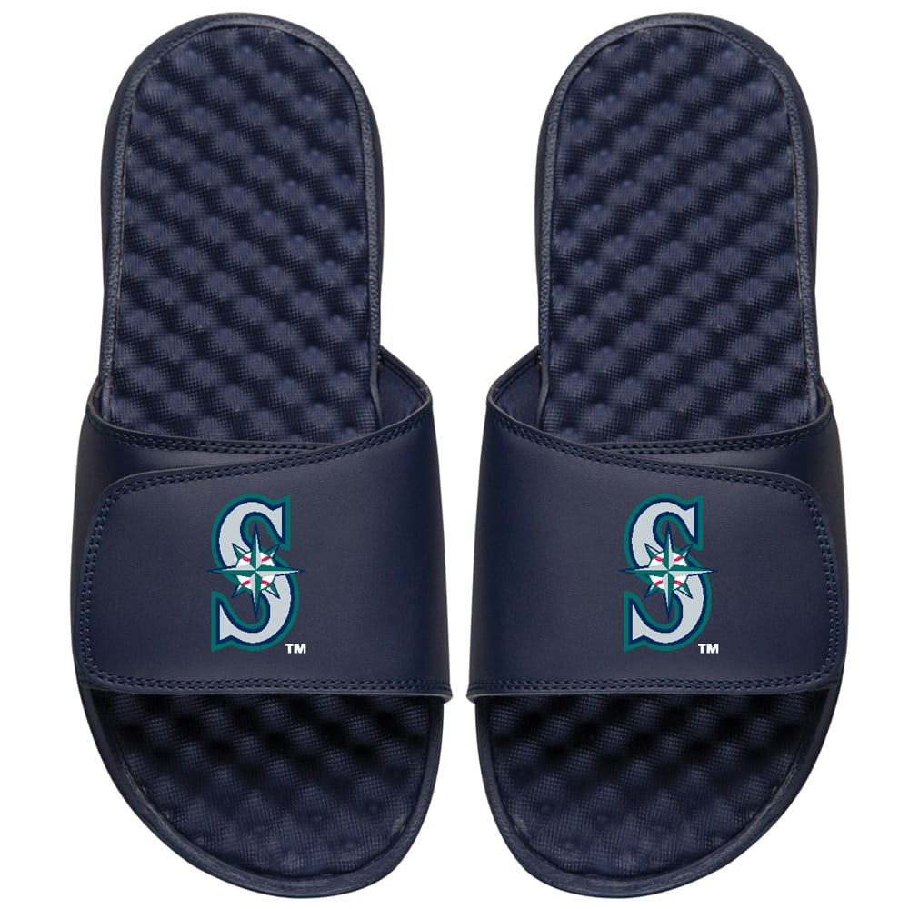 Youth ISlide Navy Seattle Mariners Alternate Logo Slide Sandals ...
