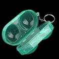 thumbnail image 3 of koolsoo 2x Mini Portable Pong Table Tennis Ball Case 2 Balls Holder with Key Chain, 3 of 8