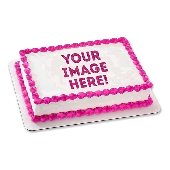 Custom Cake Edible Images, Make your Own Custom Cake Topper Edible Personalized Image (7.5"x10")