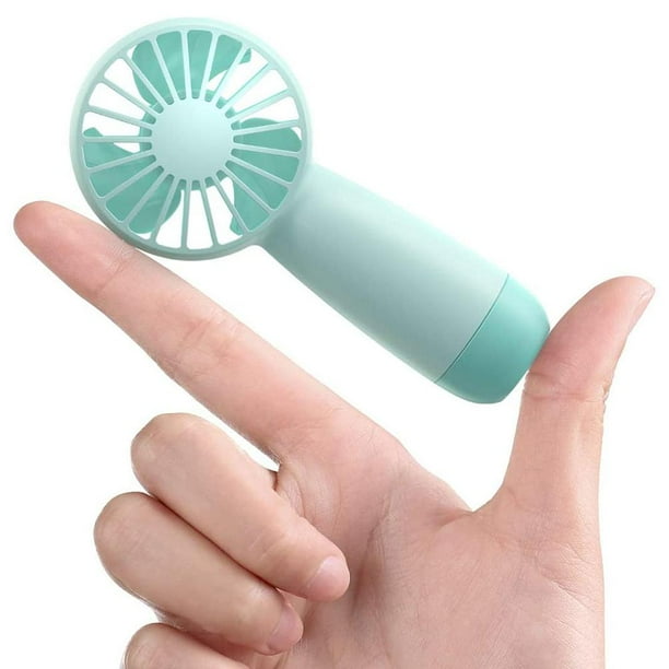 Mini Ventilador Pequeño Usb De Mano De Verano Para Viajes Al Aire Libre, Ventilador Pequeño De Escritorio De Plástico De Bajo Ruido Para El Hogar Y La Oficina, Ventilador Eléctrico Súper Silencioso Y Guardurnaity OD015735-02