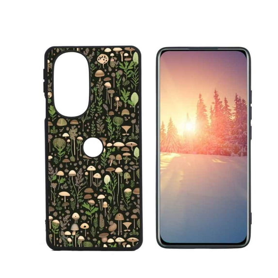 Gothic-dark-Fantasy-Forest-Woodland-plant-10 Phone Case, Degined for Motorola Edge Plus 2022 Case Men Women, Flexible Silicone Shockproof Case for Motorola Edge Plus 2022