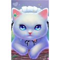 thumbnail image 1 of Diy Diamond Embroidered Cartoon Animal Cat 5d Full Circle Diamond Painting Cross Stitch Mosaic Handmade Needle Wall Sticker, 1 of 5