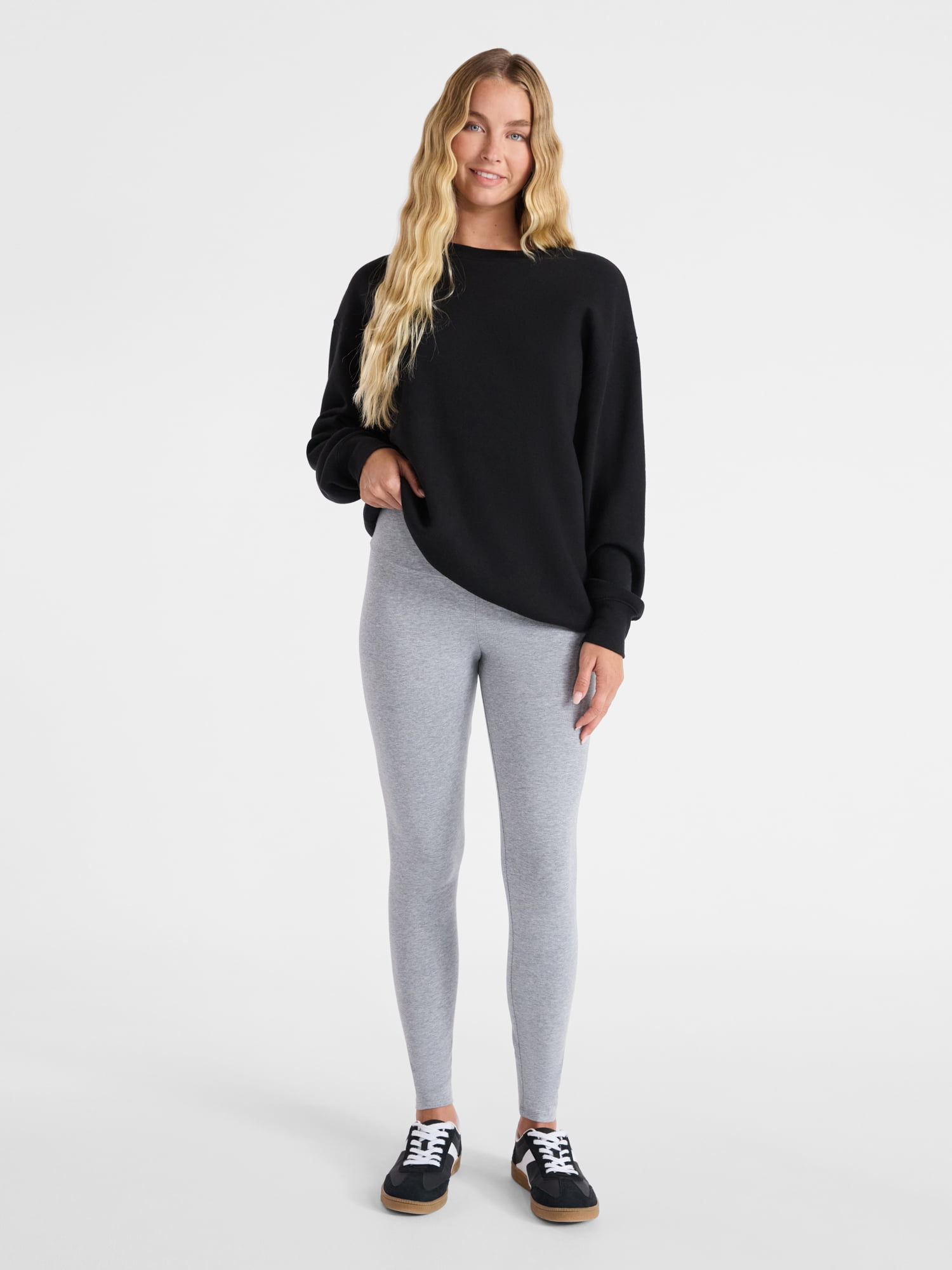 No Boundaries High-Rise Ankle Leggings, 27” Inseam, Women’s Sizes XXS-XXL