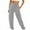 Gray, variant on Women's Cozy Sweatpants High Waisted Sweatpants with Pockets and Drawstring Wide Leg Cargo Trousers Baggy Jogging Joggers Solid Colour Workout Tracksuit Bottoms Casual Lounge Active Pants