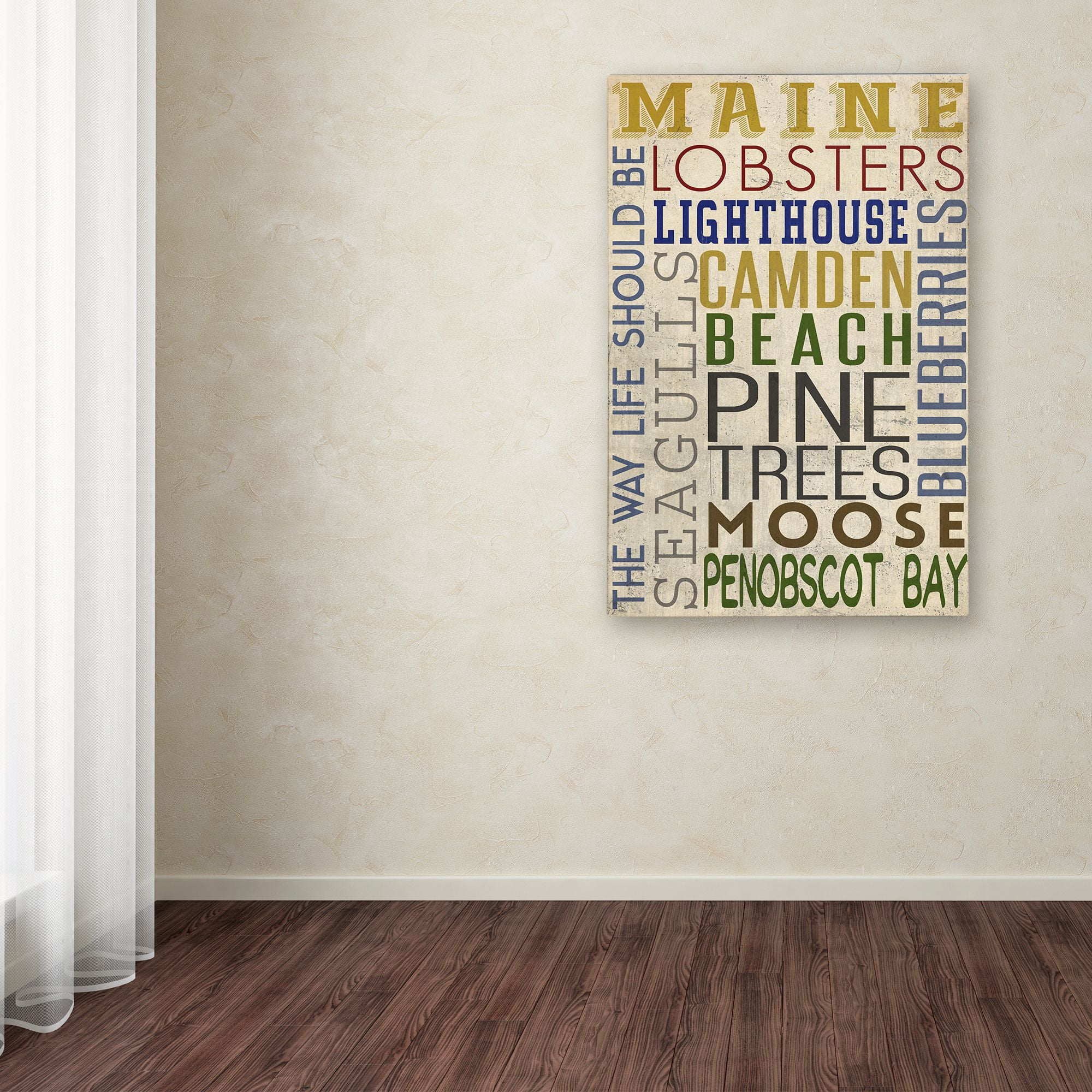 Lantern Press 'Destination 5' Canvas Art