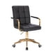 thumbnail image 1 of Silla de escritorio euroluce contemporary design color negro con brazo giratoria Altura ajustable, 1 of 4