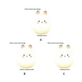 thumbnail image 4 of Advancent Linda luz nocturna de conejo hecha de silicona suave de calidad alimentaria, iluminación suave, luz que golpea ligeramente para niños Iluminación y accesorios Tipo 1, 4 of 6